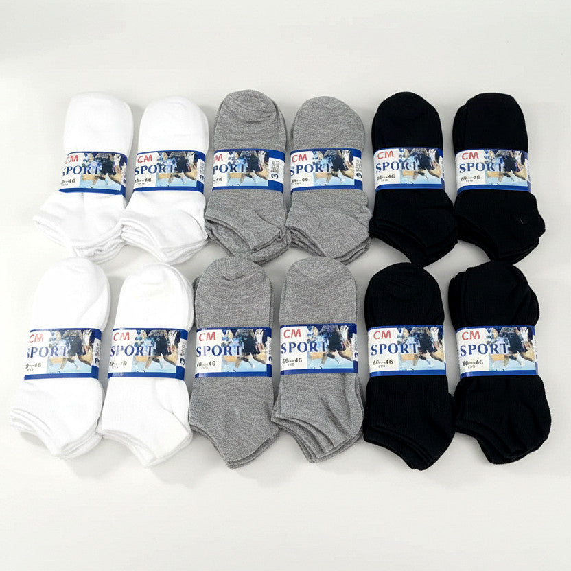 (36 Pairs) MIX colour Thin Ankle Socks  M7-11/ W9-13 dealonline.co.nz