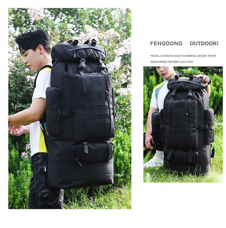 100L Hiking and Camping Backpack – Large Capacity Outdoor Travel Bag ECOTREK
