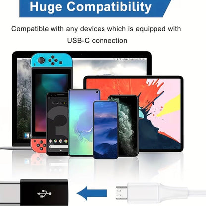 Micro USB to Type C Adapter (White)