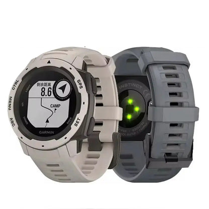 Soft Silicone Strap for the Garmin Instinct 1/2/Solar/Tactical Series (available in 5 colours) Habicare