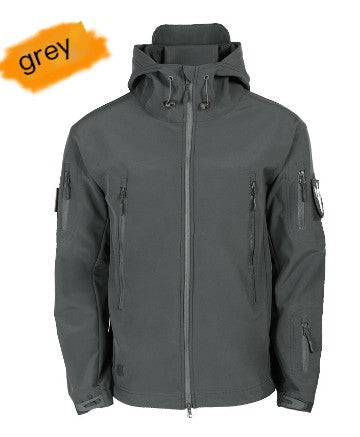 Men's Tactical Softshell Jacket — Waterproof Windproof Fleece Lined | Outdoor & Hiking - ShopHub
