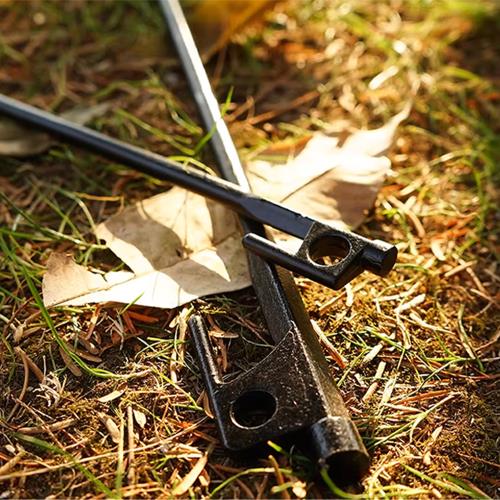 ECOTREK Heavy Duty Tent Pegs – 40cm Steel Camping Stakes for Hard Ground, Beach & Grass JP120512 - ShopHub