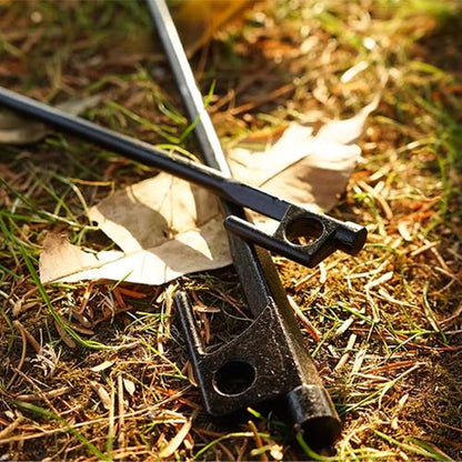 ECOTREK Heavy Duty Tent Pegs – 40cm Steel Camping Stakes for Hard Ground, Beach & Grass JP120512 - ShopHub