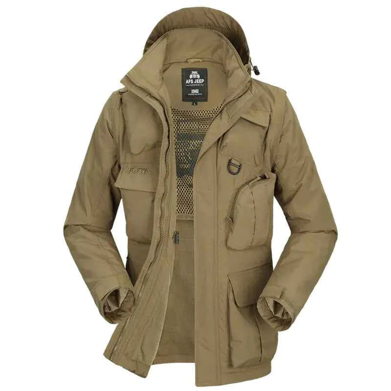 Men's Tactical Jacket with Removable Sleeves (Fall/Winter)