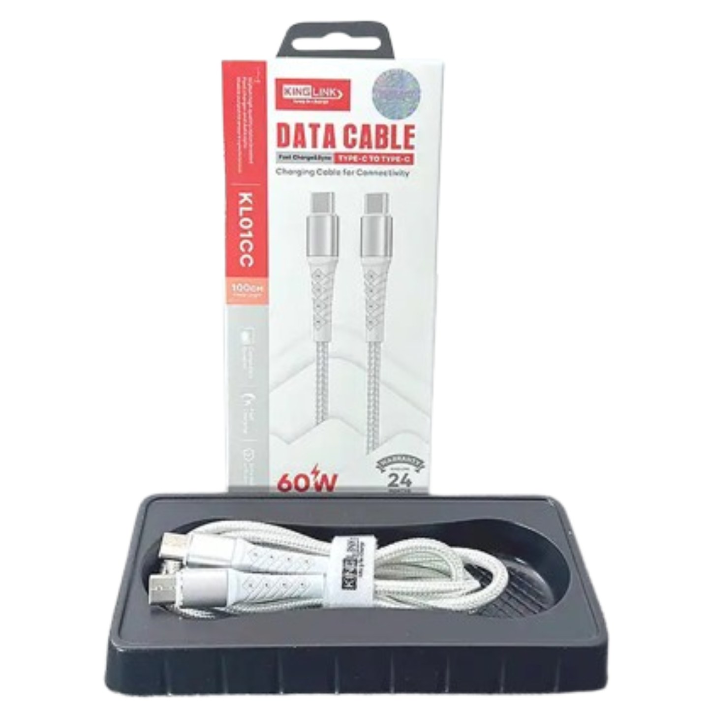 Kinglink 1m 60W Type-C to C Cable KL01CC