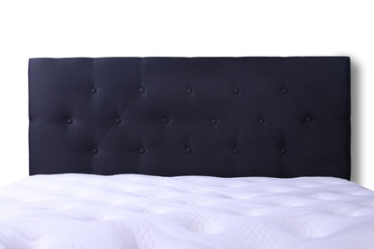 Fenland Headboard Black Double sue-e furniture