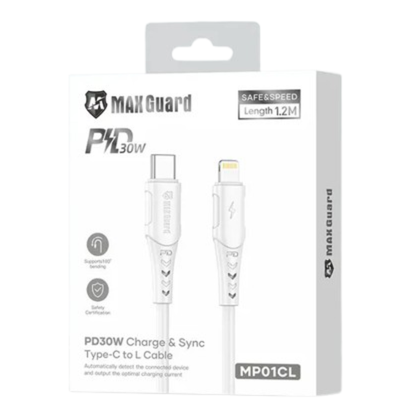 Maxguard 1.2m 30W Type-C to Lightning Cable MP01CL