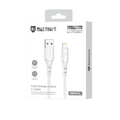 Maxguard 1.2m USB-A to Lightning Cable MP01L