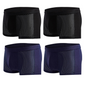 Men's Modal Boxer Shorts — Breathable Mesh Mid-Waist Underwear | Single & 4-Pack