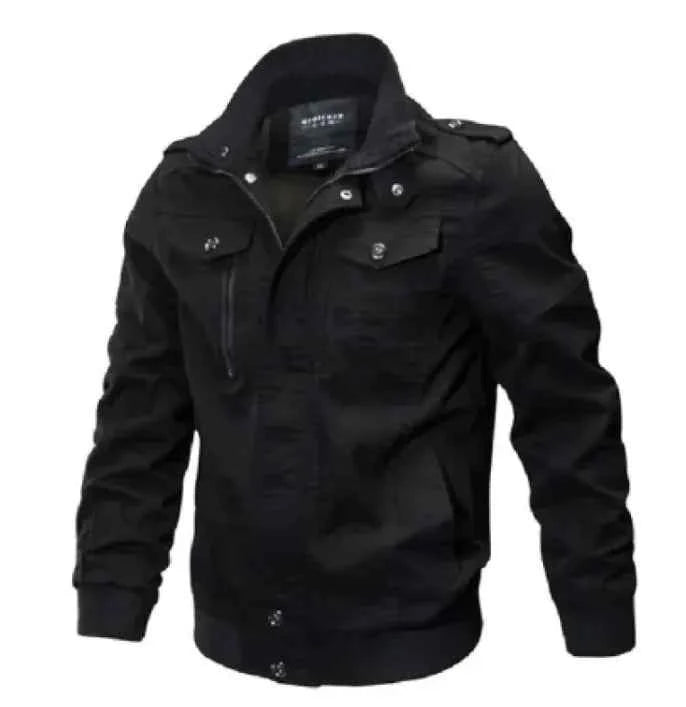 Tactical Flight Army Jacket - Military Bomber Jacket with Cotton Construction | Plus Size Available