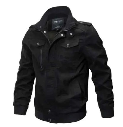Tactical Flight Army Jacket - Military Bomber Jacket with Cotton Construction | Plus Size Available