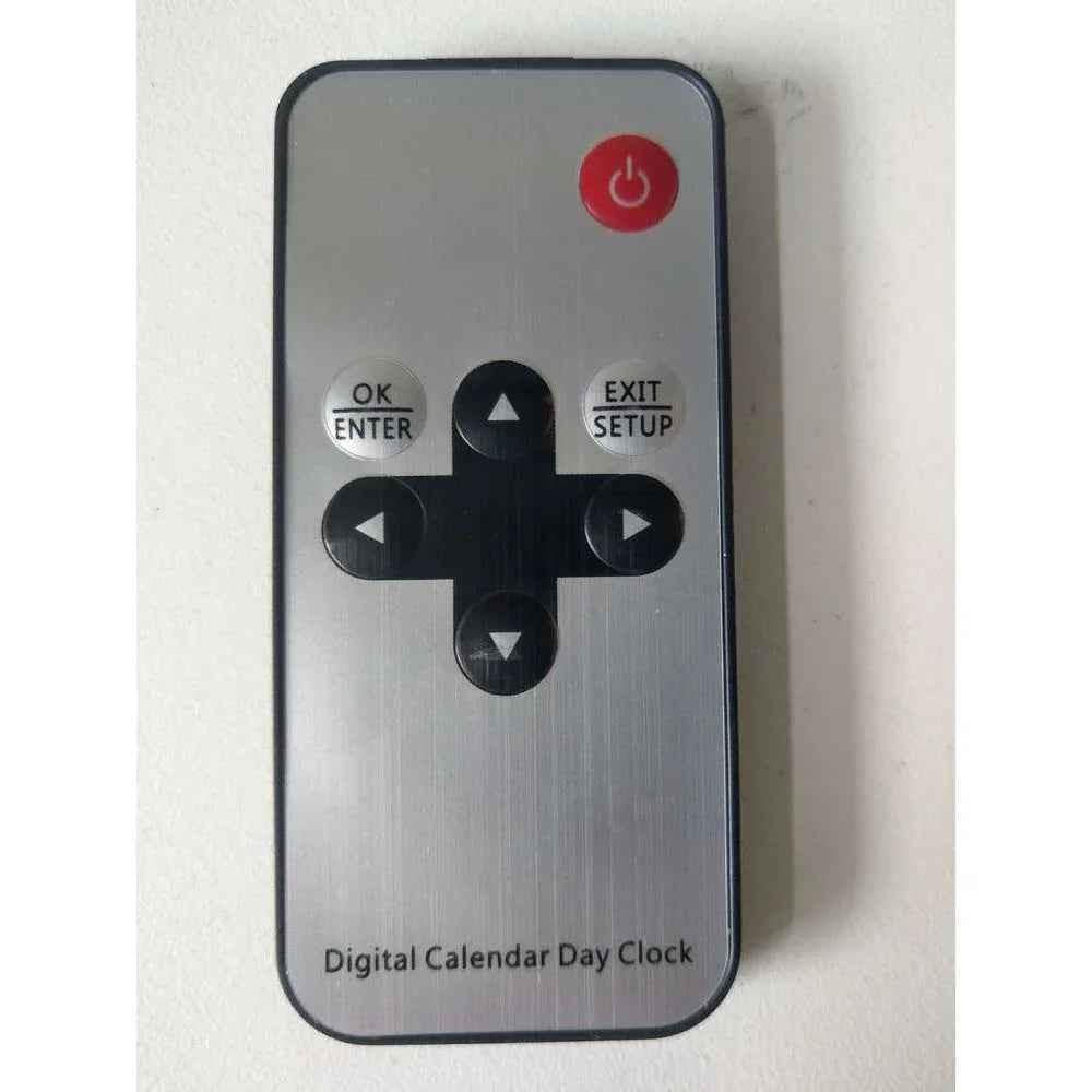 8" Digital Calendar Day Clock - for Dementia and Alzheimer’s Patients (Black)