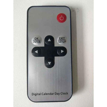 8" Digital Calendar Day Clock - for Dementia and Alzheimer’s Patients (Black)