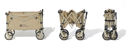 MOBI GARDEN Outdoor Camping trolley - Portable, Four-Way Folding, 200L Capacity Utility Cart ECOTREK