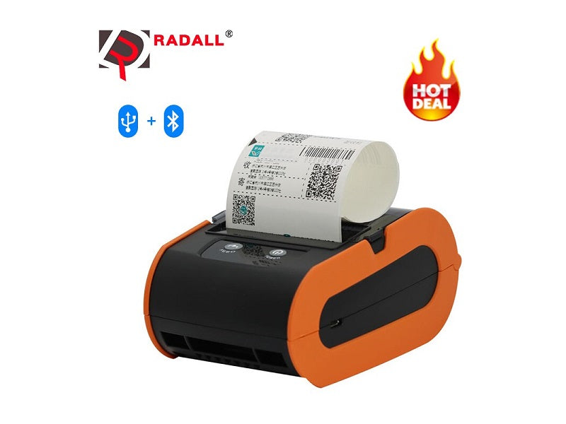USB 80mm Thermal Sticker Tracking Label Printer Paper Barcode Printing Machine dealonline.co.nz