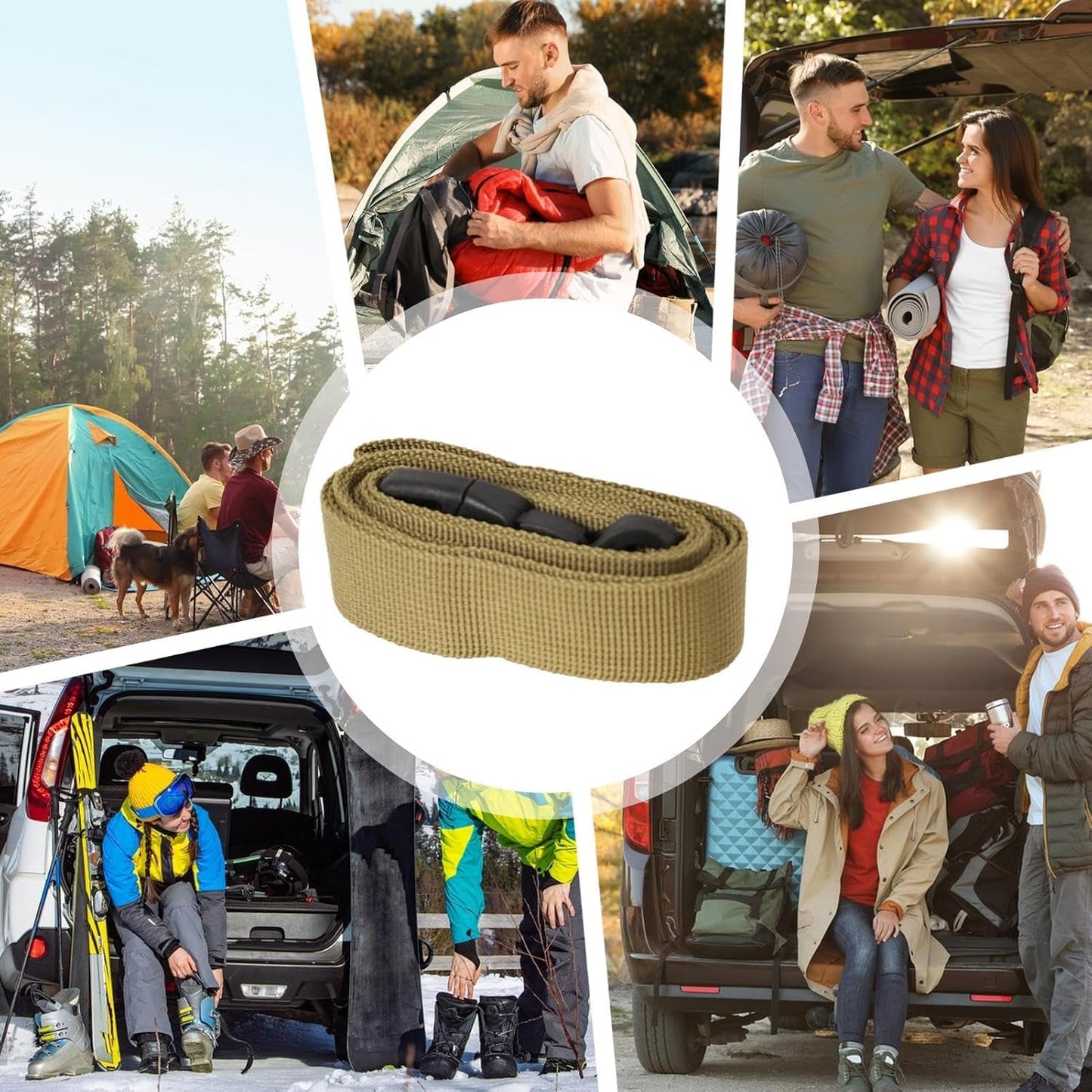 Luggage Straps – Adjustable Travel Packing Straps ECOTREK