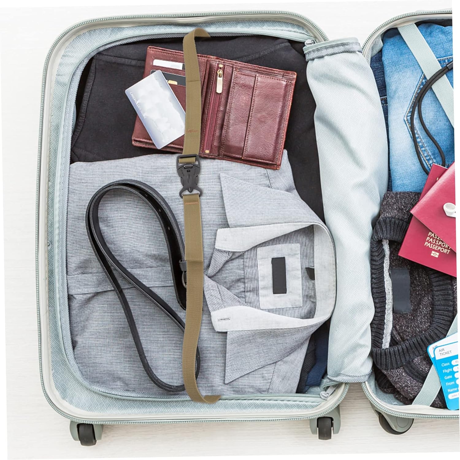 Luggage Straps – Adjustable Travel Packing Straps ECOTREK