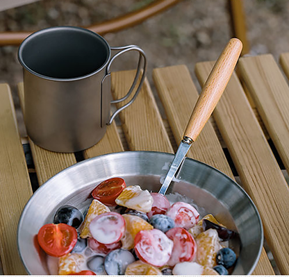 Stainless Steel Flatware Cutlery Set for Outdoor Dining (14 pcs) ECOTREK