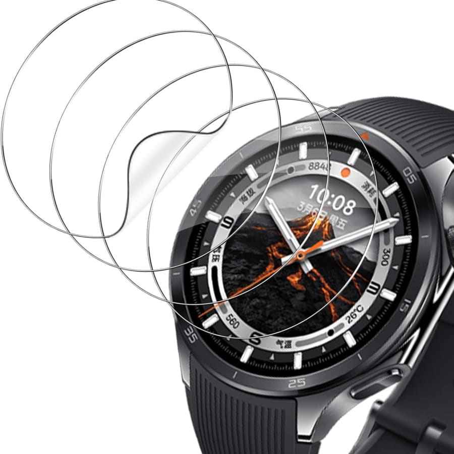 Hydrogel Screen Protector for Oppo Watch X3 (Pack of 6)
