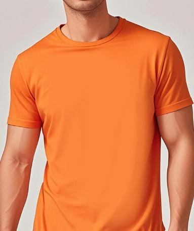 Solid Casual Short-Sleeve Crewneck T-Shirt Mead's Supply & Equipment Outfitters limited