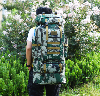 100L Hiking and Camping Backpack – Large Capacity Outdoor Travel Bag ECOTREK