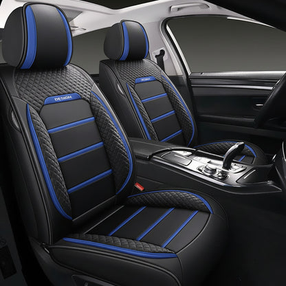 5 Seater Car Seat Cover Faux Leather Cushion Full Set Front Rear Premium Quality dealonline.co.nz