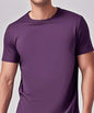 Solid Casual Short-Sleeve Crewneck T-Shirt Mead's Supply & Equipment Outfitters limited