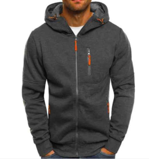 Men's cotton hoodie jacket by Mead's Supply & Equipment Outfitters, featuring a comfortable fit and casual style.