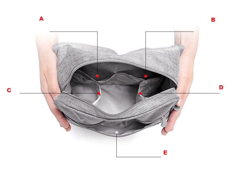 Hanging Toiletry Bag Travel Cosmetic Kit Large Essentials Organizer Waterproof dealonline.co.nz
