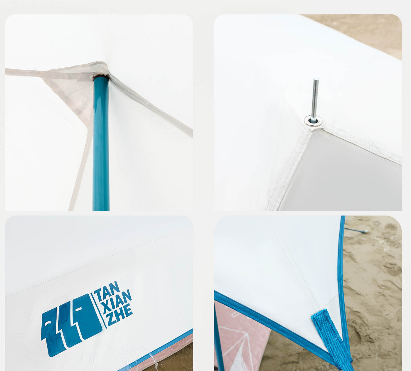 Canopy Tent – Ultra-Lightweight Outdoor Camping Shade with Silver Coating ECOTREK