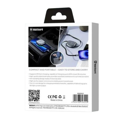 Maxguard 1m 240W Type-C to C Cable MR01CC