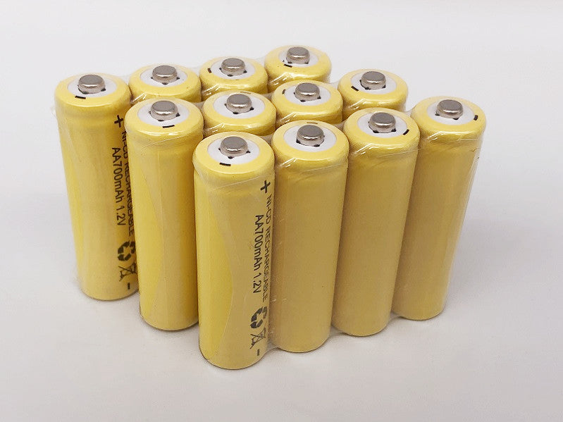 12Pcs 1.2V AA Rechargeable Battery 700mAh Rechargeable Ni-Cd Batteries dealonline.co.nz