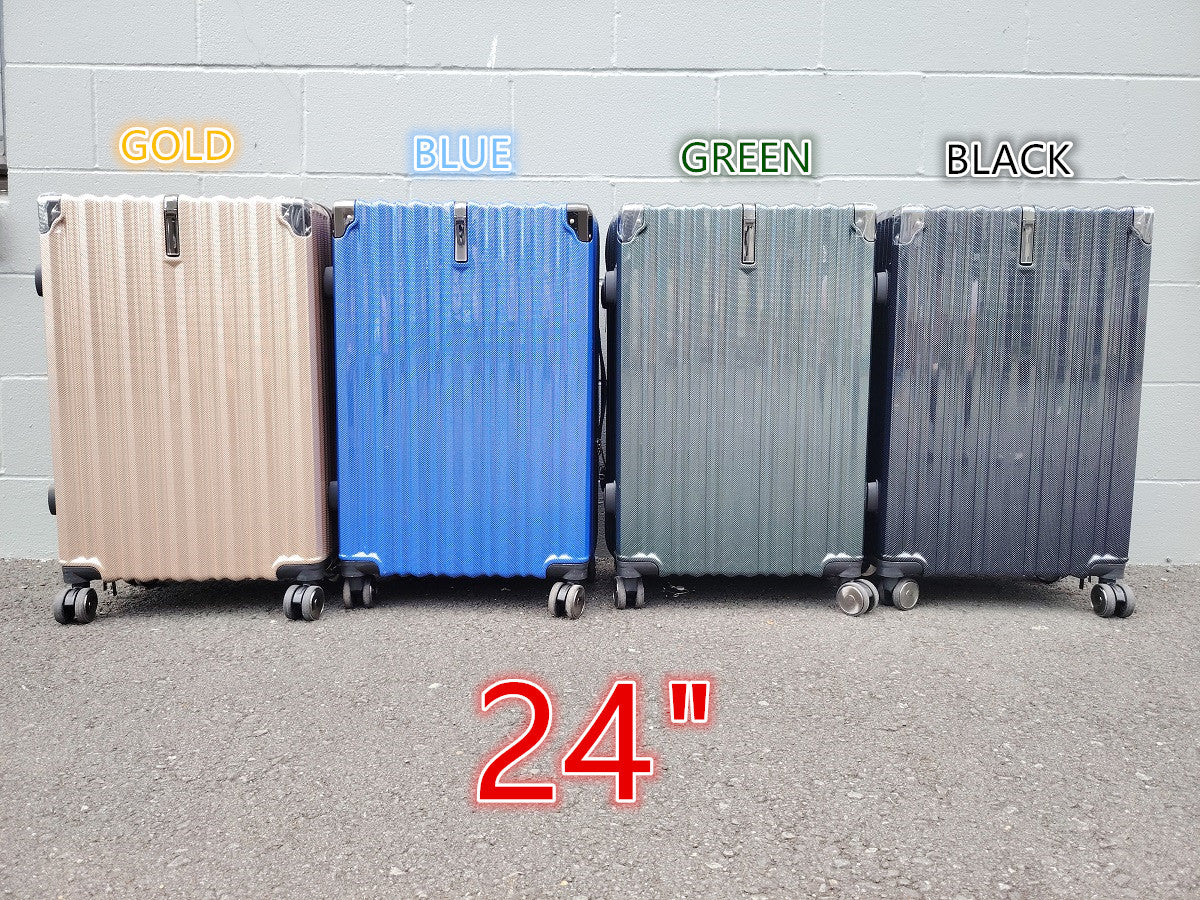 24" Suitcase Cabin Carry on Check in Travel Light Weight Luggage - Gold dealonline.co.nz