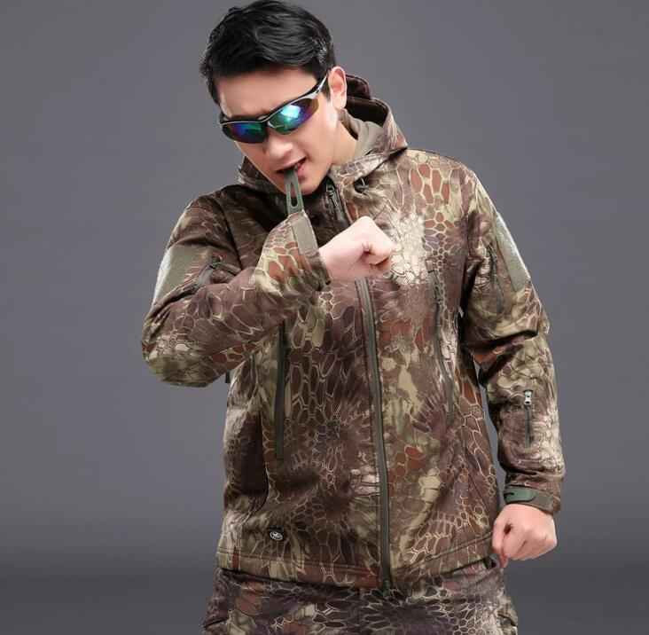 TAD Softshell Outdoor Jacket, Waterproof 3-in-1 Camouflage