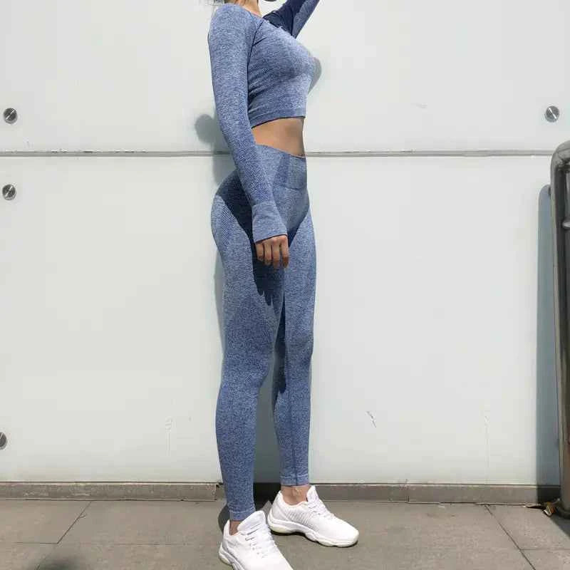 Women's Quick-Dry Yoga Pants Training Set - Breathable Activewear | Workout Clothing