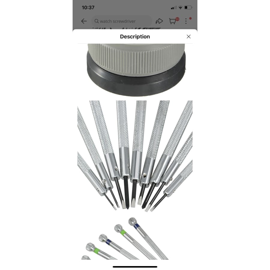 9 Piece Precision Screwdriver Set That Watch Shop