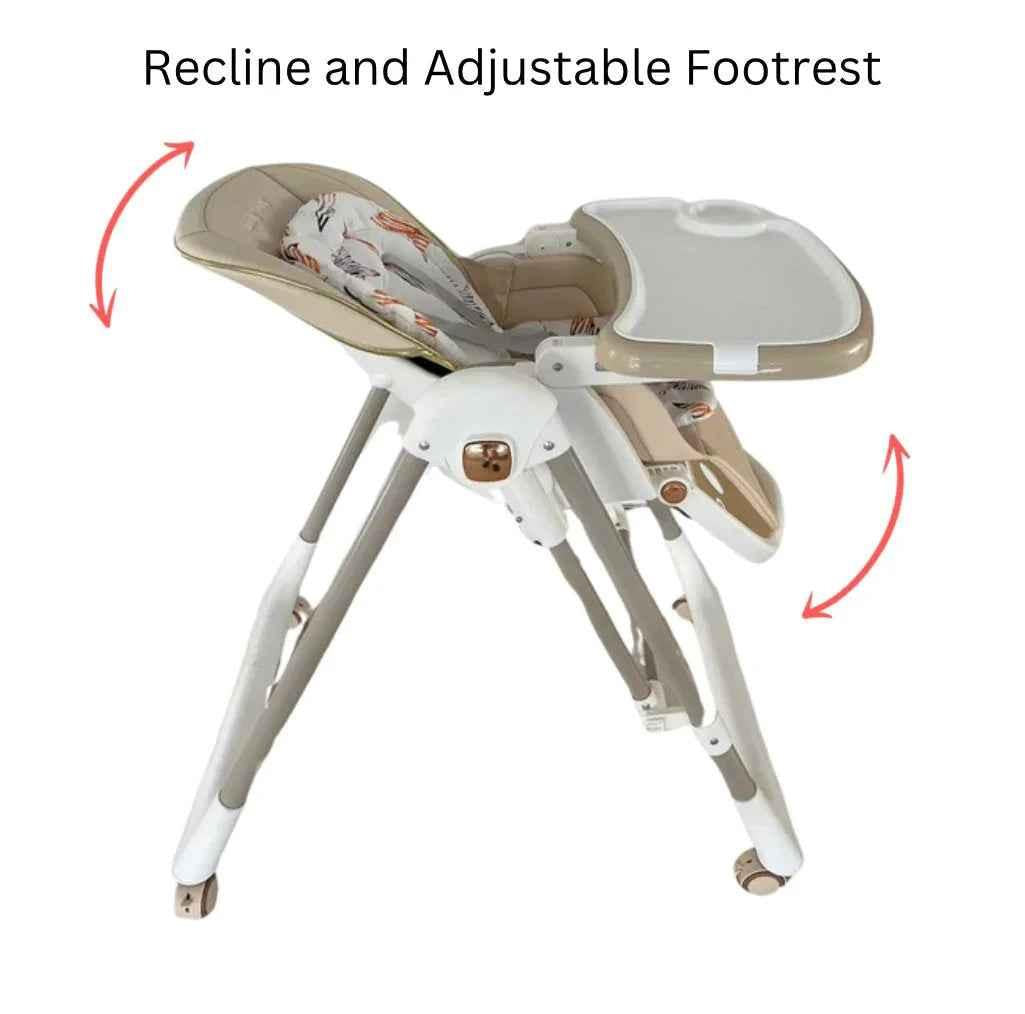 Preorder - Jupiter Beige 2-in-1 High Chair & Swing