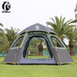 Large Hexagon Double-Layer Waterproof Camping Tent ECOTREK