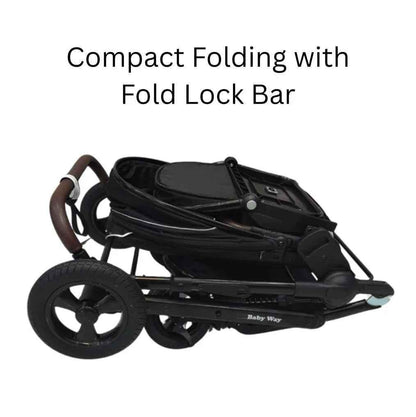 Versa 2in1 Open Bassinet Stroller with Sunshade and Cup Holder
