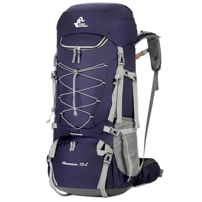 75L Waterproof Hiking Backpack with Rain Cover
