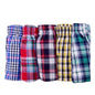 Men's Cotton Plaid Boxer Shorts - Elastic Waist | Breathable Underwear | Assorted Colours | M–3XL