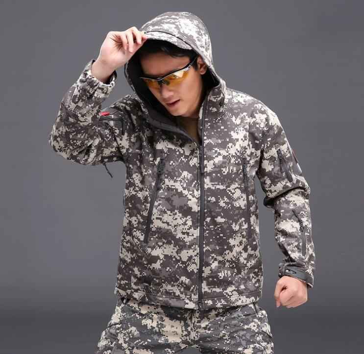 TAD Softshell Outdoor Jacket, Waterproof 3-in-1 Camouflage
