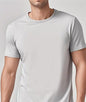 Solid Casual Short-Sleeve Crewneck T-Shirt Mead's Supply & Equipment Outfitters limited