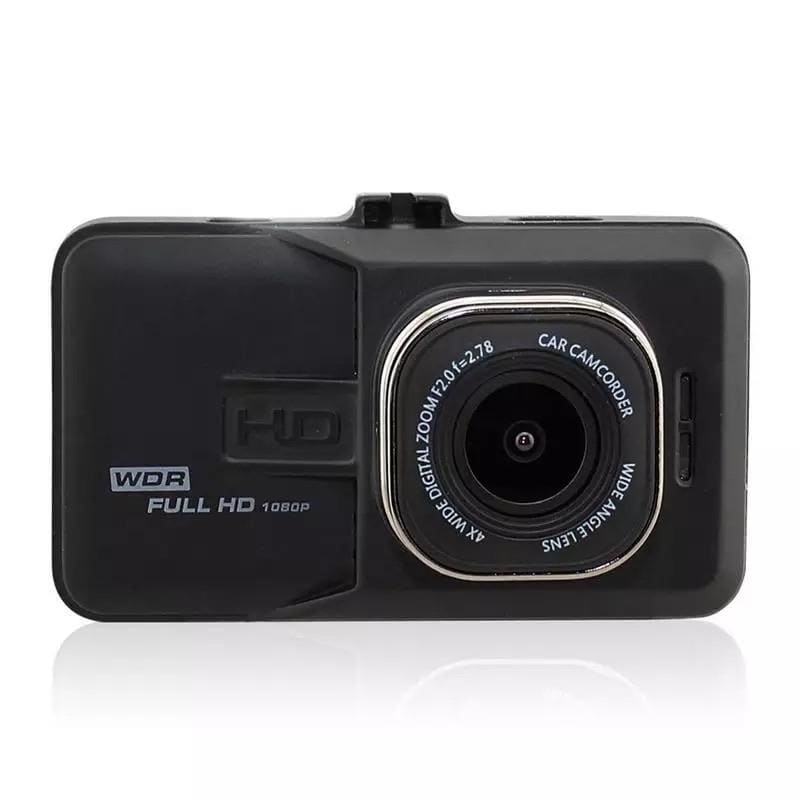 9eight5 dash cam supporting 4GB to 32GB memory cards, compact all-in-one vehicle camera with wide-angle lens.