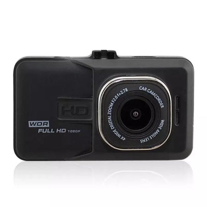 9eight5 dash cam supporting 4GB to 32GB memory cards, compact all-in-one vehicle camera with wide-angle lens.
