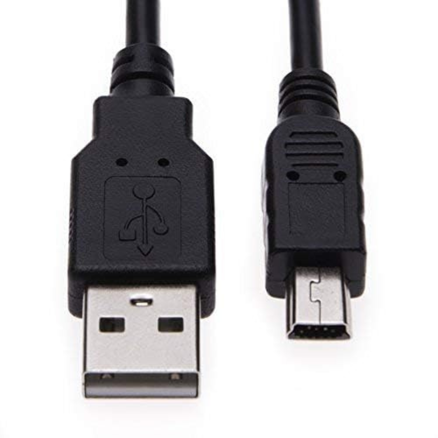 Black 9eight5 USB-A to Mini USB proprietary charger cable for Asus phones, 1 meter long, with connectors visible.