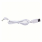 White 1m 3.5mm x 1.35mm elbow barrel jack power cable by 9eight5, suitable for electronic device charging.