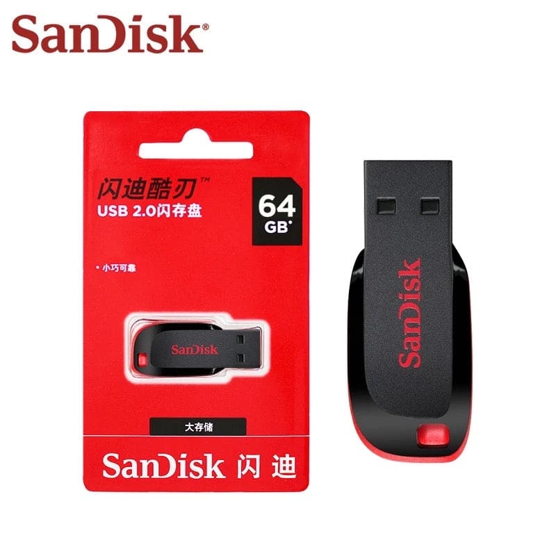 9eight5 64GB flash drive, compact electronics accessory with metal casing and USB connector for data storage.