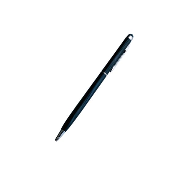 Black 9eight5 2-in-1 dual touch stylus pen for electronics accessories, suitable for tablets and smartphones.