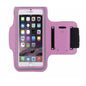 Black 9eight5 running armband for phone cases, designed to hold smartphones securely during running or exercise.